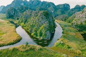 La riserva naturale nazionale di Van Long, Ninh Binh.