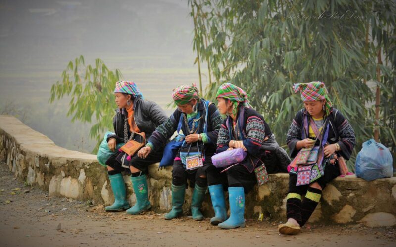 Etnia Hmong nella montagna del Nord Vietnam