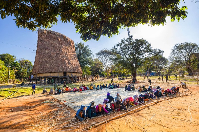La maison communale Rong à Kon Tum