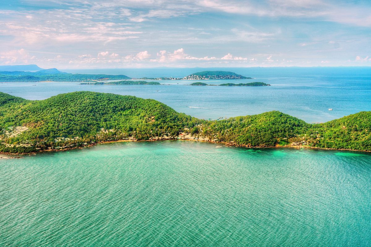 l'ile de Phu Quoc en saison des pluies au Vietnam
