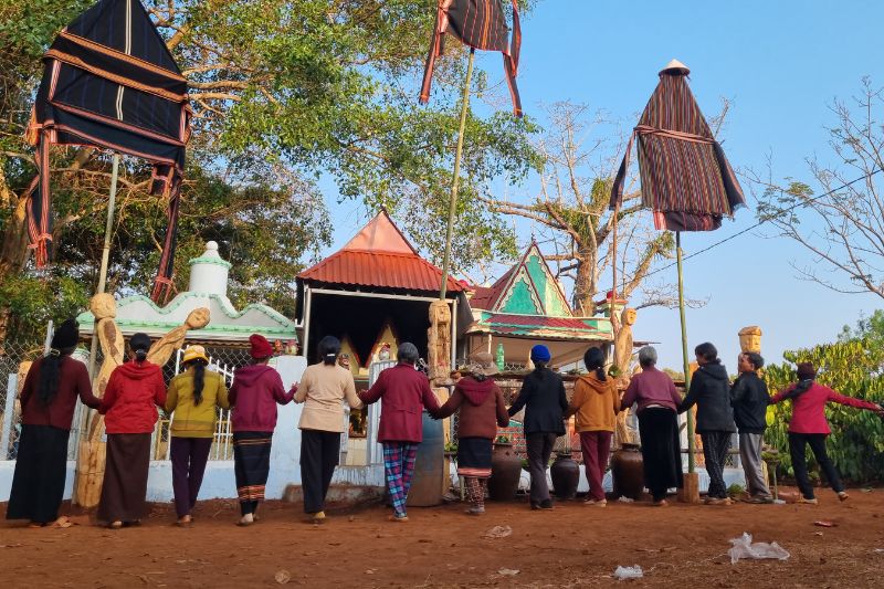 Danza tradizionale delle etnie minoritarie sugli Altipiani nel Centro del Vietnam