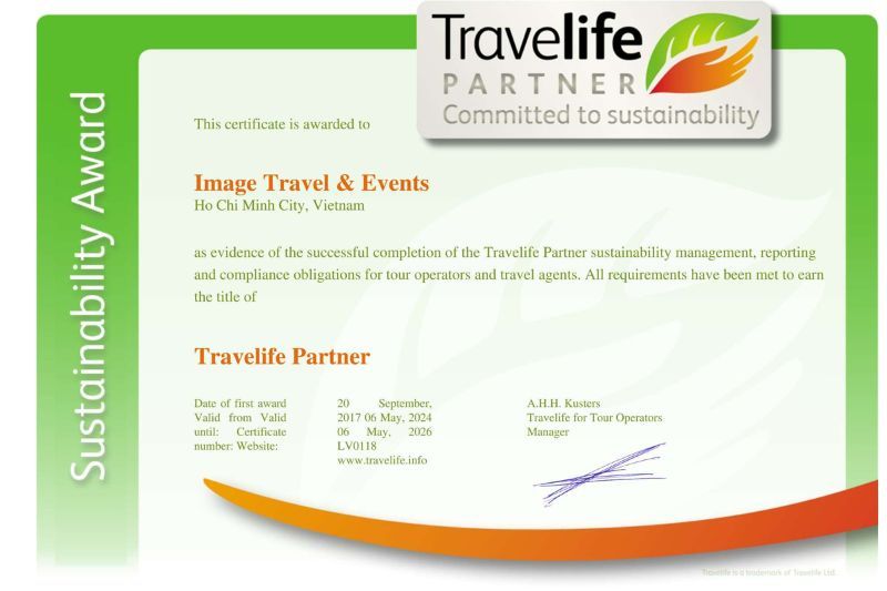 travelife partner agenzia di viaggi in Vietnam