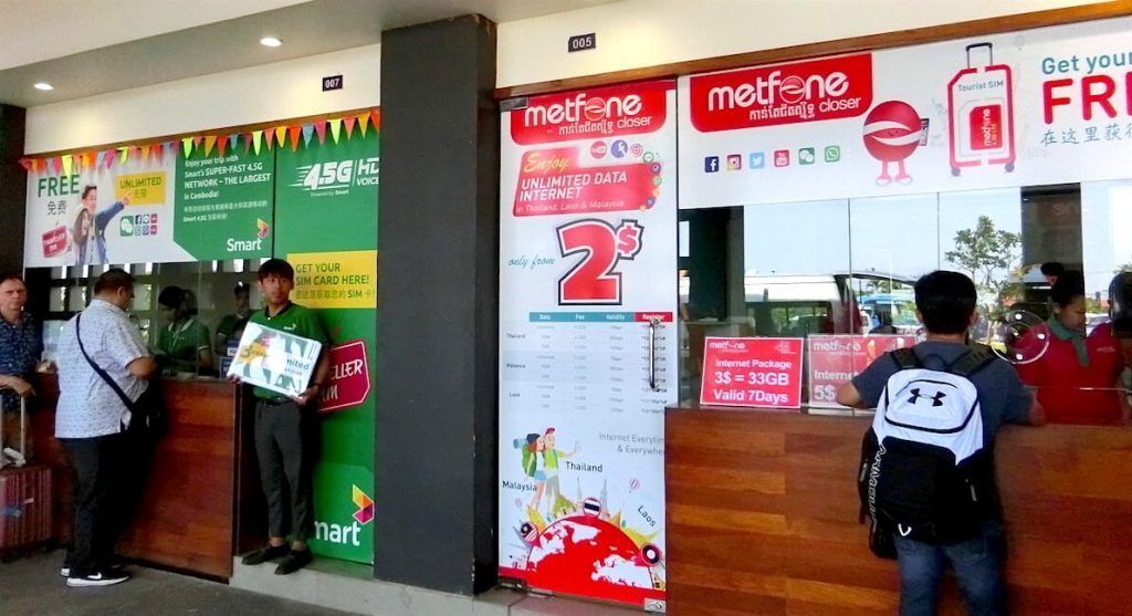 avere una scheda sim in cambogia è essenziale durante un viaggio