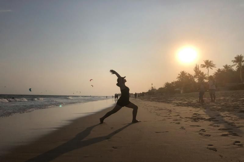 Yoga al mattino a Nha Trang