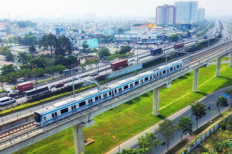 la linea metropolitana n. 1 bến thành – suối tiên è la prima linea ferroviaria urbana di ho chi minh city.