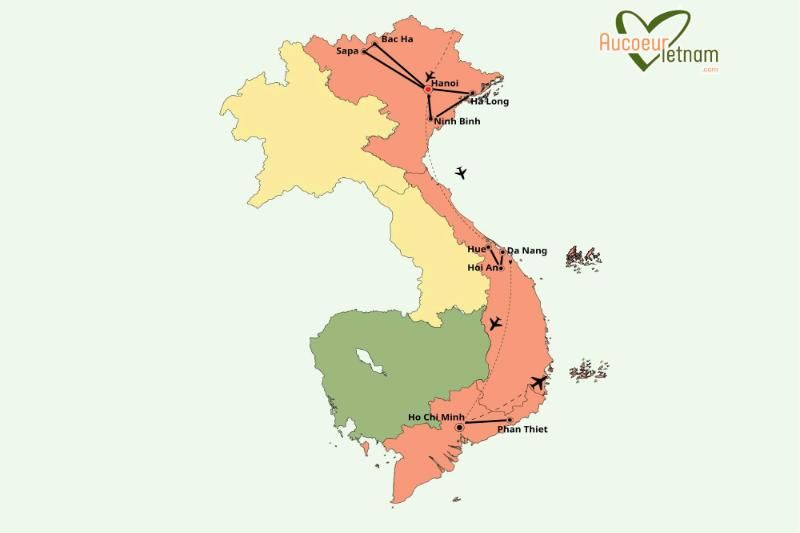 circuit vietnam 15 jours - avec les plages
