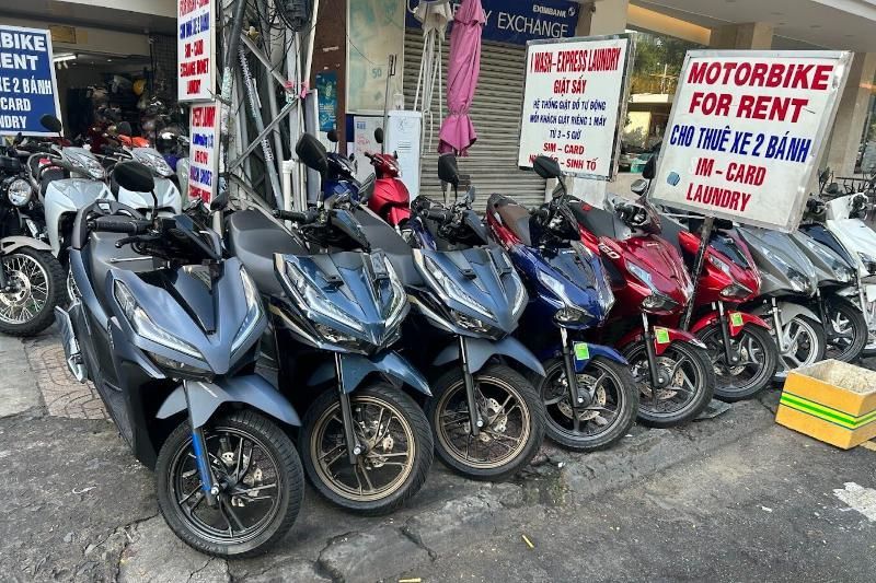 noleggio moto in vietnam