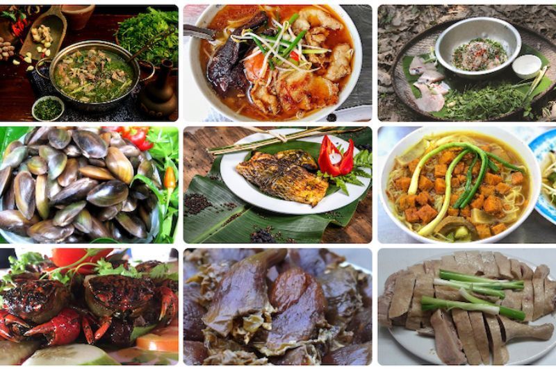 pasti vietnamiti presso una famiglia locale