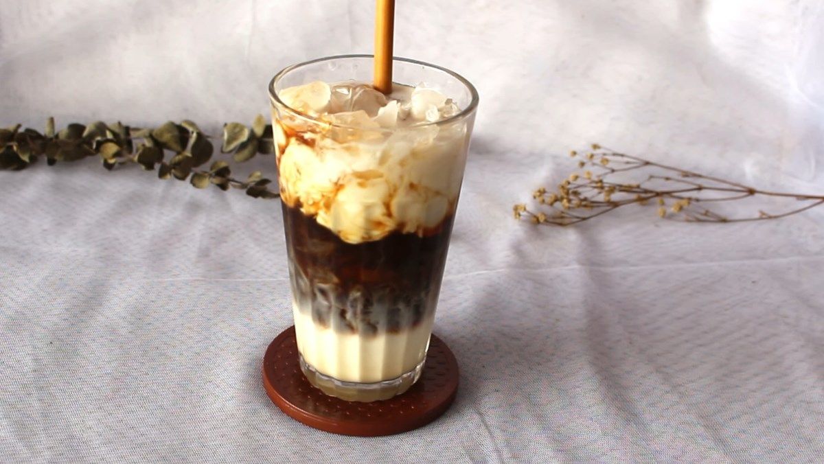 caffè al latte di cocco