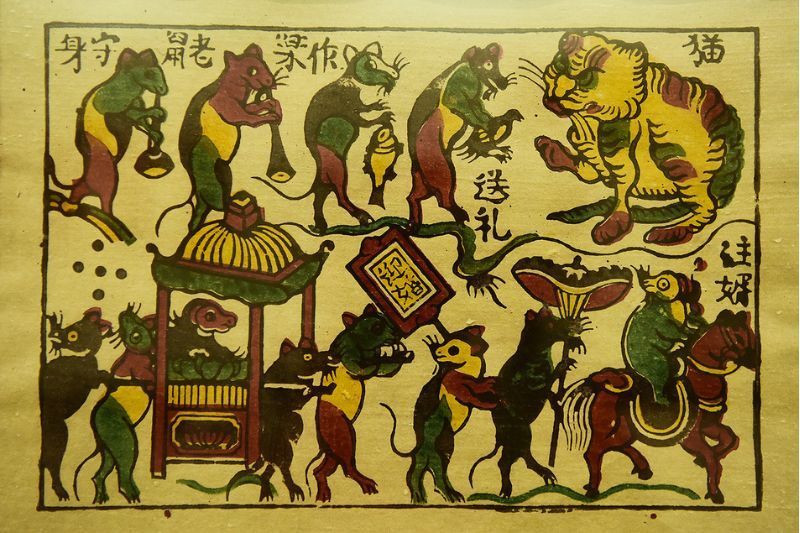 le nozze dei topi (fonte: vnexpress) - pittura vietnam